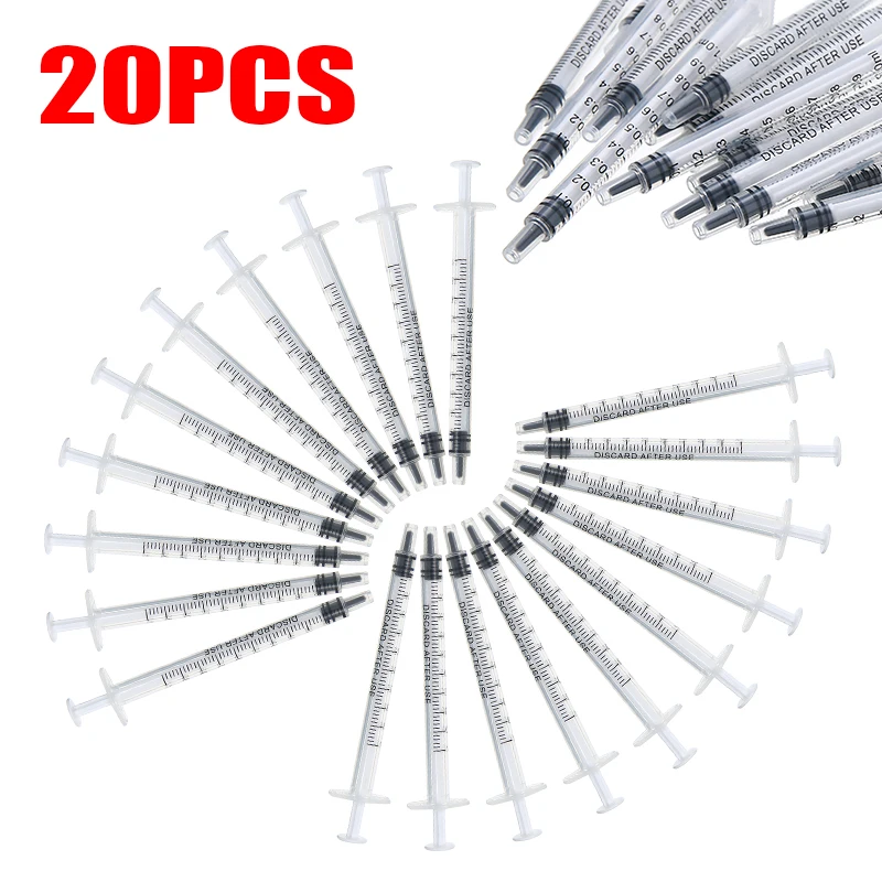 Gel Refill Pack - 20 adet laboratuvar tipi 1ml plastik