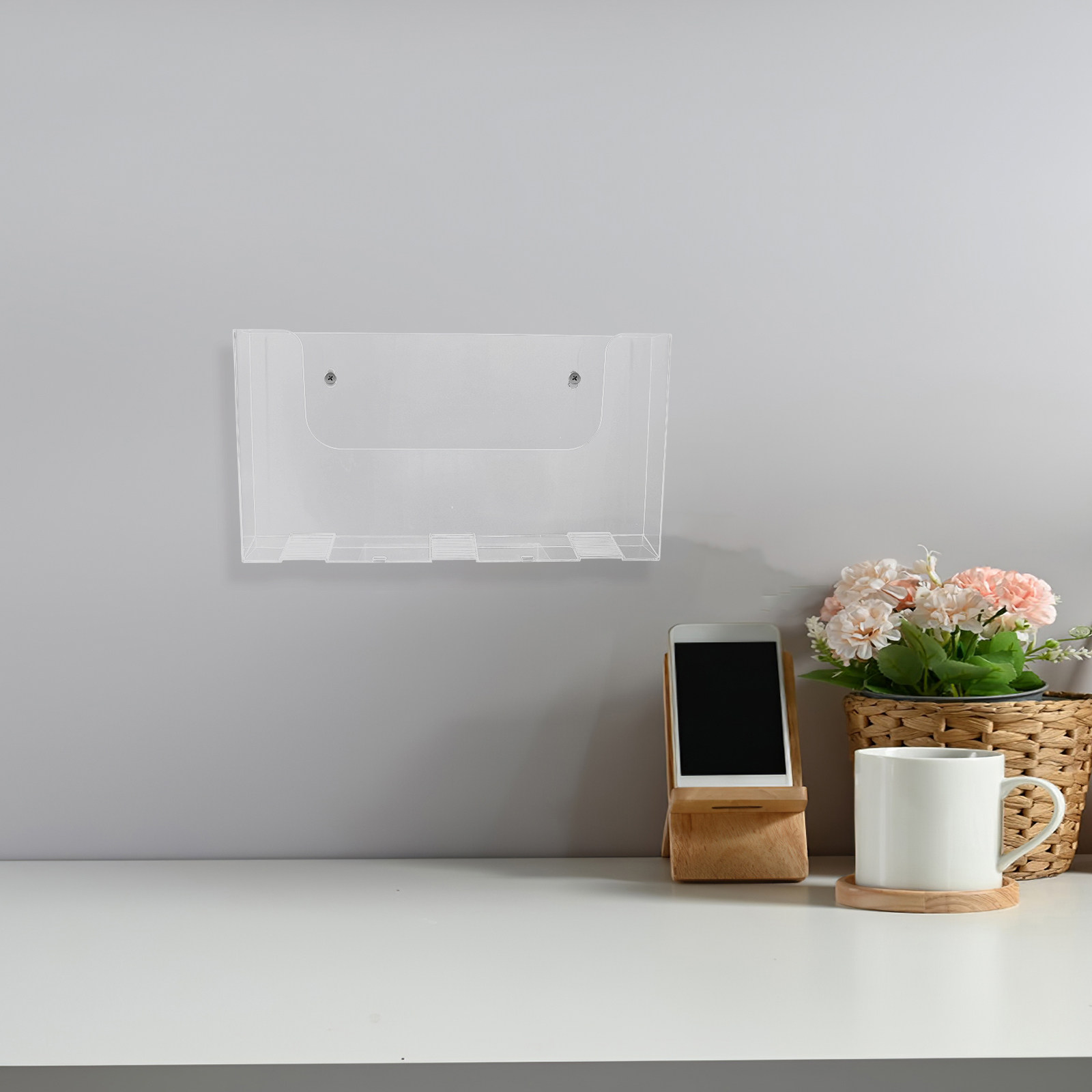 Magazine Holder Rack - 2 Adet Duvara Monte Dergi Tutucu