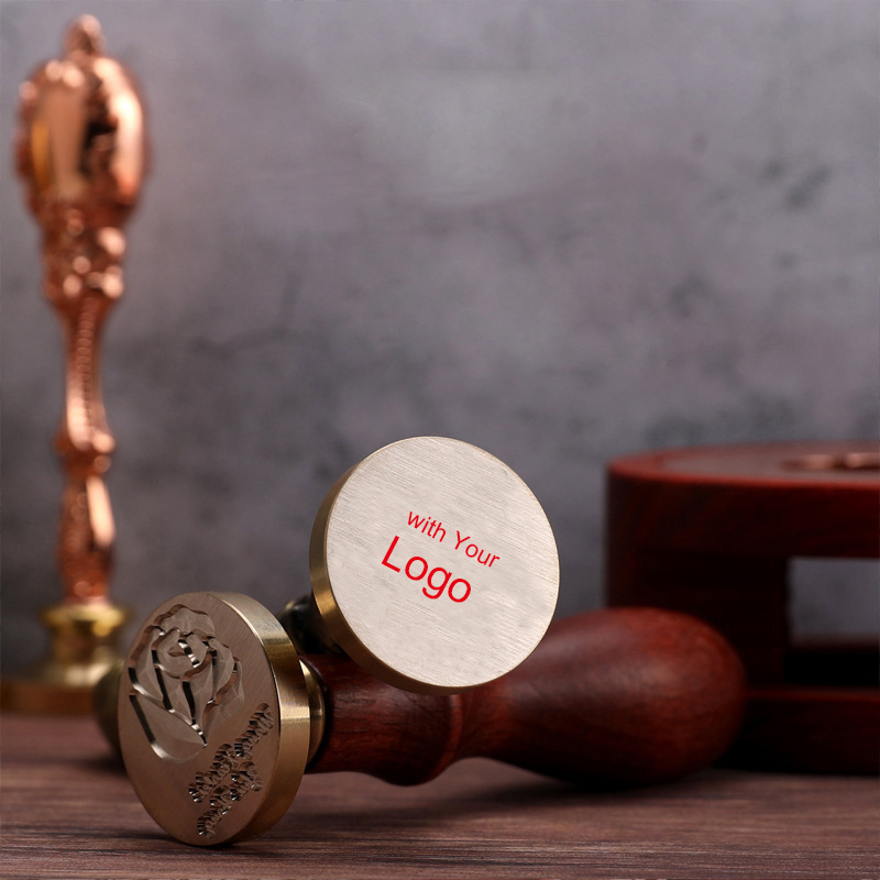 Wax Seal Stamp Set - Logonuzla özel mühür mumu damga kafası