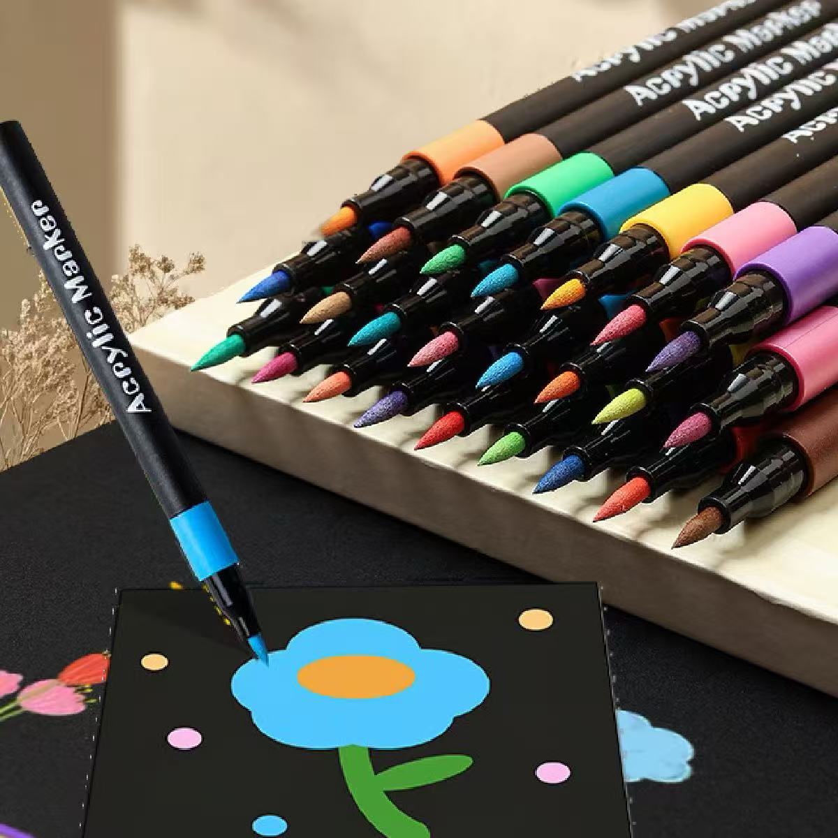 Copic Marker Classic - 12/24/36 adet yumuşak fırça ucu akrilik