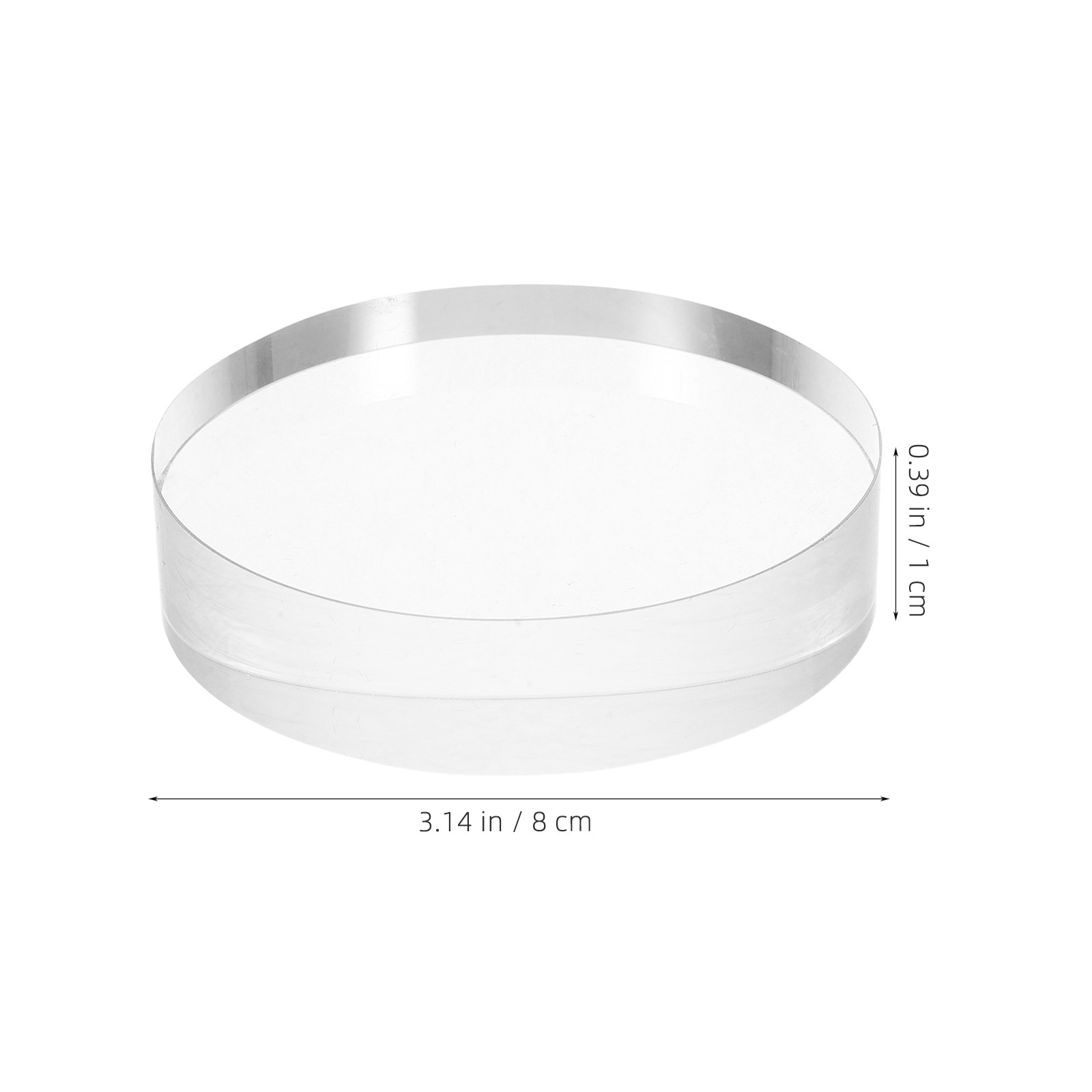 3.15 İnç Yuvarlak Şeffaf Cam K - Book Weight Glass incelemesi ve fiyatı
