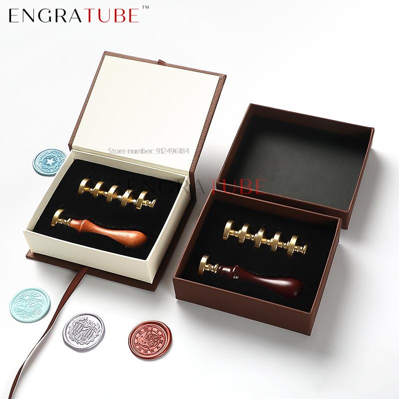 6 bakır mühür mumu damga kafal - Wax Seal Stamp Set incelemesi ve fiyatı