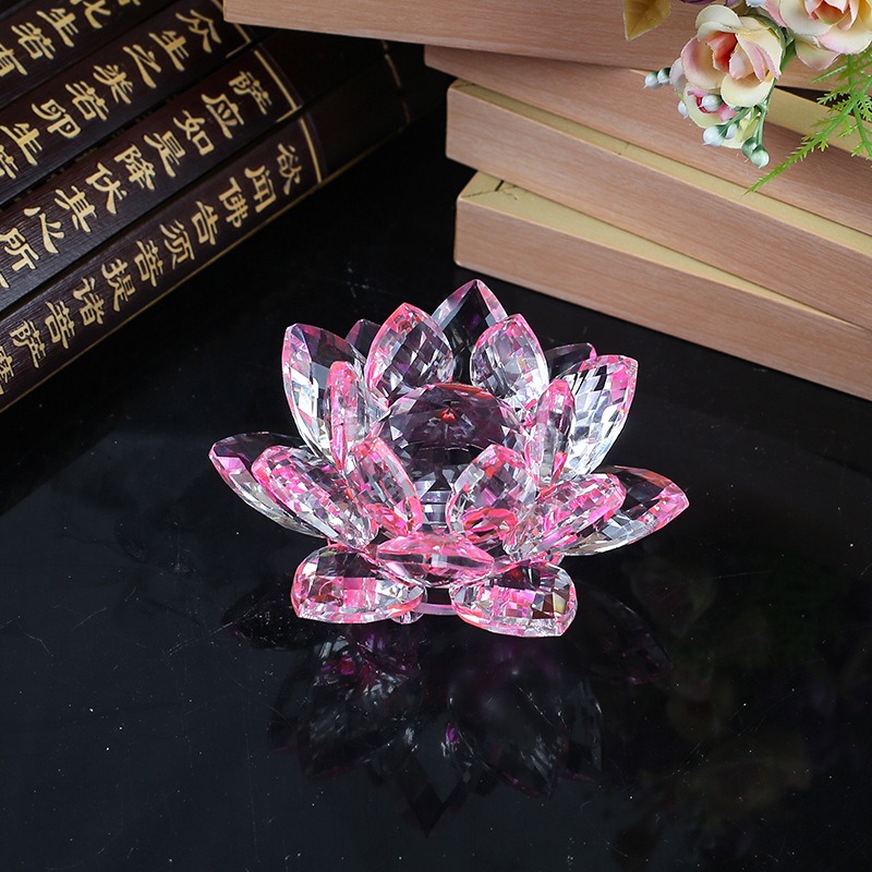 Kristal Lotus Çiçeği Figürü Ev - Paper Weight Crystal incelemesi ve fiyatı