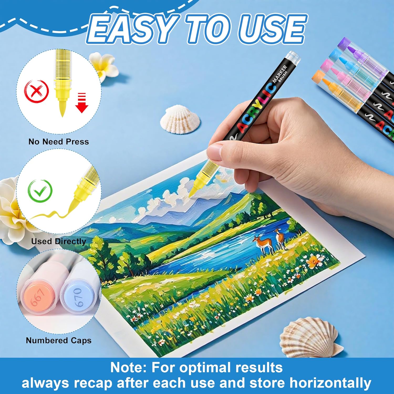 12-120 Renkli Akrilik Boya Kal - Copic Marker Classic incelemesi ve fiyatı