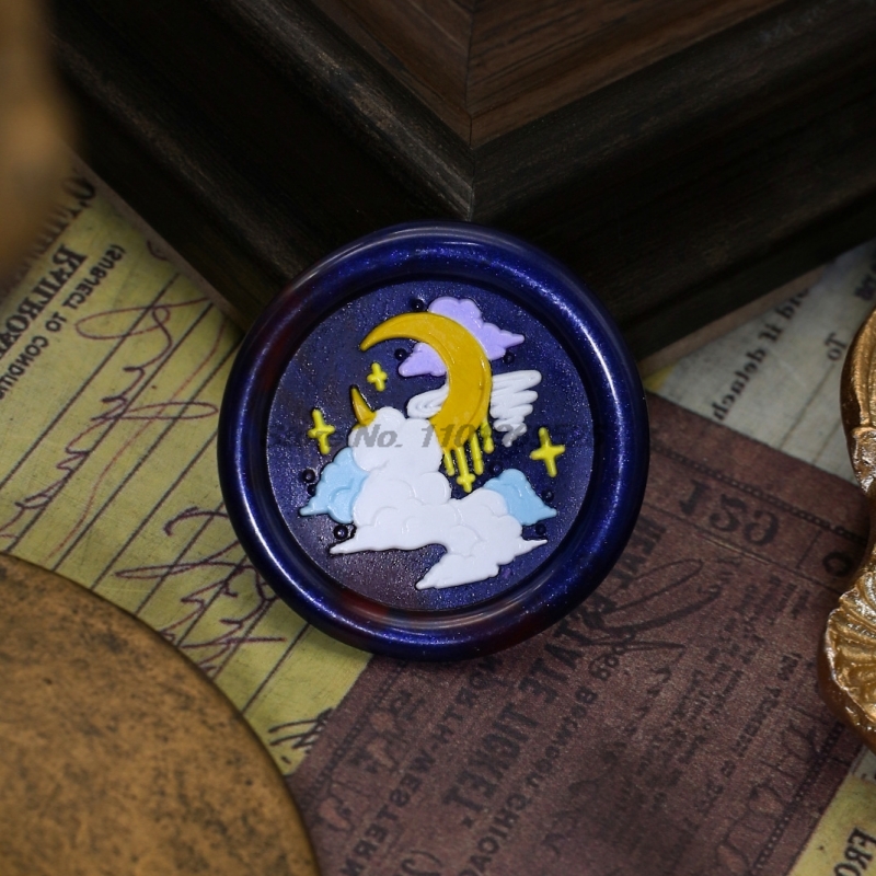 Kristal Gül Yıldızlı Gökyüzü P - Wax Seal Stamp Set incelemesi ve fiyatı