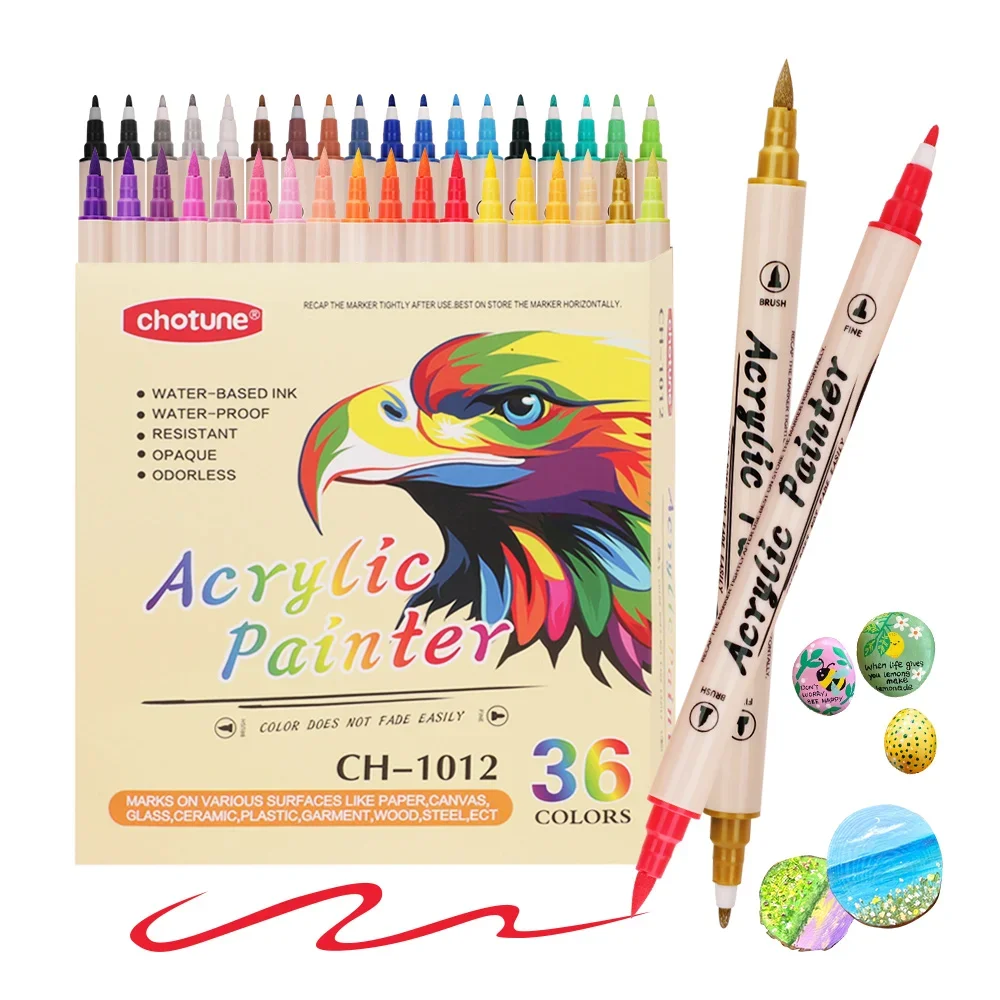 12-36 Renk Akrilik Boya İşaret - Correction Pen Fine incelemesi ve fiyatı
